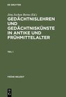 Buchcover Documenta Mnemonica / Gedächtnislehren und Gedächtniskünste in Antike und Frühmittelalter