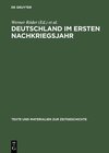 Buchcover Deutschland im ersten Nachkriegsjahr