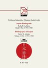 Buchcover Wolfgang Hadamitzky; Marianne Rudat-Kocks: Japan-Bibliografie. Aufsätze / 1911-1920