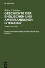 Buchcover Walter F. Schirmer: Geschichte der englischen und amerikanischen Literatur / Von der altenglischen Zeit bis zum Barock