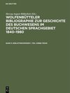 Buchcover Wolfenbütteler Bibliographie zur Geschichte des Buchwesens im deutschen... / Bibliothekswesen 1. Teil: 63888–79006