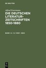 Buchcover Die deutschen Literatur-Zeitschriften 1850-1880