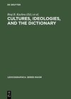 Buchcover Cultures, Ideologies, and the Dictionary