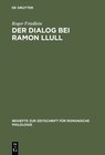 Buchcover Der Dialog bei Ramon Llull