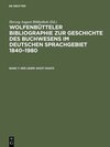 Buchcover Wolfenbütteler Bibliographie zur Geschichte des Buchwesens im deutschen... / Der Leser: 94237–102470