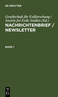 Buchcover Nachrichtenbrief / Newsletter