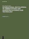 Buchcover International Encyclopedia of Abbreviations and Acronyms in Science and Technology / Glc – J