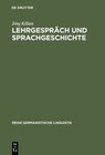 Buchcover Lehrgespräch und Sprachgeschichte