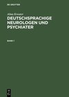 Buchcover Deutschsprachige Neurologen und Psychiater