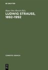 Buchcover Ludwig Strauß, 1892–1992