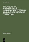 Buchcover Europäische Sozietätsbewegung und demokratische Tradition