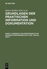 Buchcover Grundlagen der praktischen Information und Dokumentation