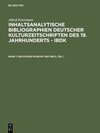 Buchcover Alfred Estermann: Inhaltsanalytische Bibliographien deutscher Kulturzeitschriften... / Deutsches Museum (1851-1867)