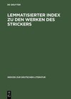 Buchcover Lemmatisierter Index zu den Werken des Strickers