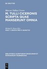 Buchcover Marcus Tullius Cicero: M. Tulli Ciceronis scripta quae manserunt omnia / Oratio pro P. Quinctio