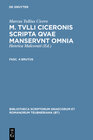 Buchcover M. Tvlli Ciceronis scripta qvae manservnt omnia ; Fasc. 4 Brutus