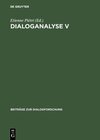 Buchcover Dialoganalyse V