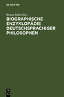 Buchcover Biographische Enzyklopädie deutschsprachiger Philosophen