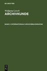 Buchcover Adolf Brenneke: Archivkunde / Internationale Archivbibliographie