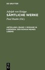 Buchcover Adolph von Knigge: Sämtliche Werke / Romane in 8 Bänden. Der Roman meines Lebens
