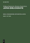 Buchcover Wolfgang Hadamitzky; Marianne Rudat-Kocks: Japan-Bibliografie. Monographien,... / 1477–1920