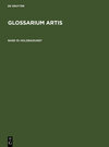 Buchcover Glossarium Artis / Holzbaukunst