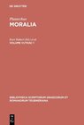 Buchcover Plutarchus: Moralia / Moralia