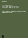Buchcover Bibliotheca Palatina / Katalog und Register zur Mikrofiche-Ausgabe. Druckschriften der Bibliotheca Palatina