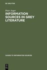 Buchcover Information Sources in Grey Literature