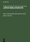 Buchcover Wolfgang Hadamitzky; Marianne Rudat-Kocks: Japan-Bibliografie. Monographien,... / 1951–1970