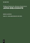 Buchcover Wolfgang Hadamitzky; Marianne Rudat-Kocks: Japan-Bibliografie. Aufsätze / 1921-1930