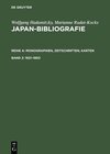 Buchcover Wolfgang Hadamitzky; Marianne Rudat-Kocks: Japan-Bibliografie. Monographien,... / 1921–1950