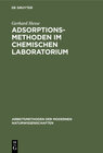 Buchcover Adsorptionsmethoden im chemischen Laboratorium