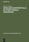 Buchcover English existentials in functional grammar