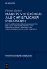 Buchcover Marius Victorinus als christlicher Philosoph
