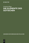 Buchcover Die Elemente des Gotischen