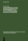 Buchcover Gewöhnliche Differentialgleichungen