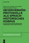 Buchcover Hexenverhörprotokolle als sprachhistorisches Korpus