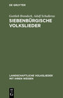 Buchcover Siebenbürgische Volkslieder