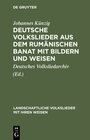 Buchcover Deutsche Volkslieder aus dem rumänischen Banat mit Bildern und Weisen