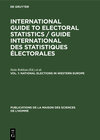 Buchcover International Guide to Electoral Statistics / Guide international... / National elections in Western Europe