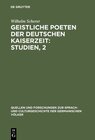 Buchcover Geistliche Poeten der deutschen Kaiserzeit : Studien, 2
