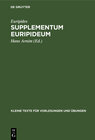 Buchcover Supplementum Euripideum