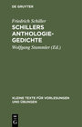 Buchcover Schillers Anthologie-Gedichte