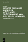 Buchcover Meister Eckharts Buch der göttlichen Tröstung und von dem edlen Menschen
