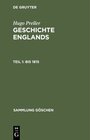 Buchcover Hugo Preller: Geschichte Englands / Bis 1815