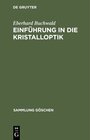 Buchcover Einführung in die Kristalloptik