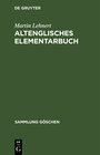 Buchcover Altenglisches Elementarbuch