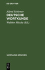 Buchcover Deutsche Wortkunde