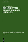 Buchcover Die Lehre von den Zeichen des Hirsches